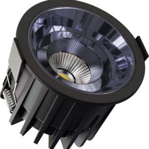 12 WATT COB BLACK BODY WITH BLACK REFLECTOR KDR